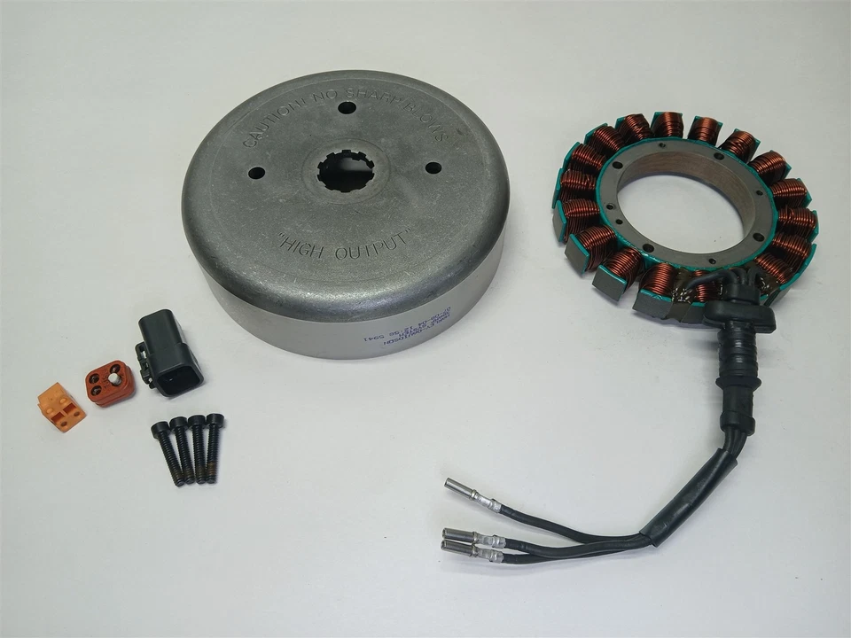 Harley-Davidson Softail Fat Boy 2005 estator y rotor 29981-95 / 30017-01B Foto 2 de 4