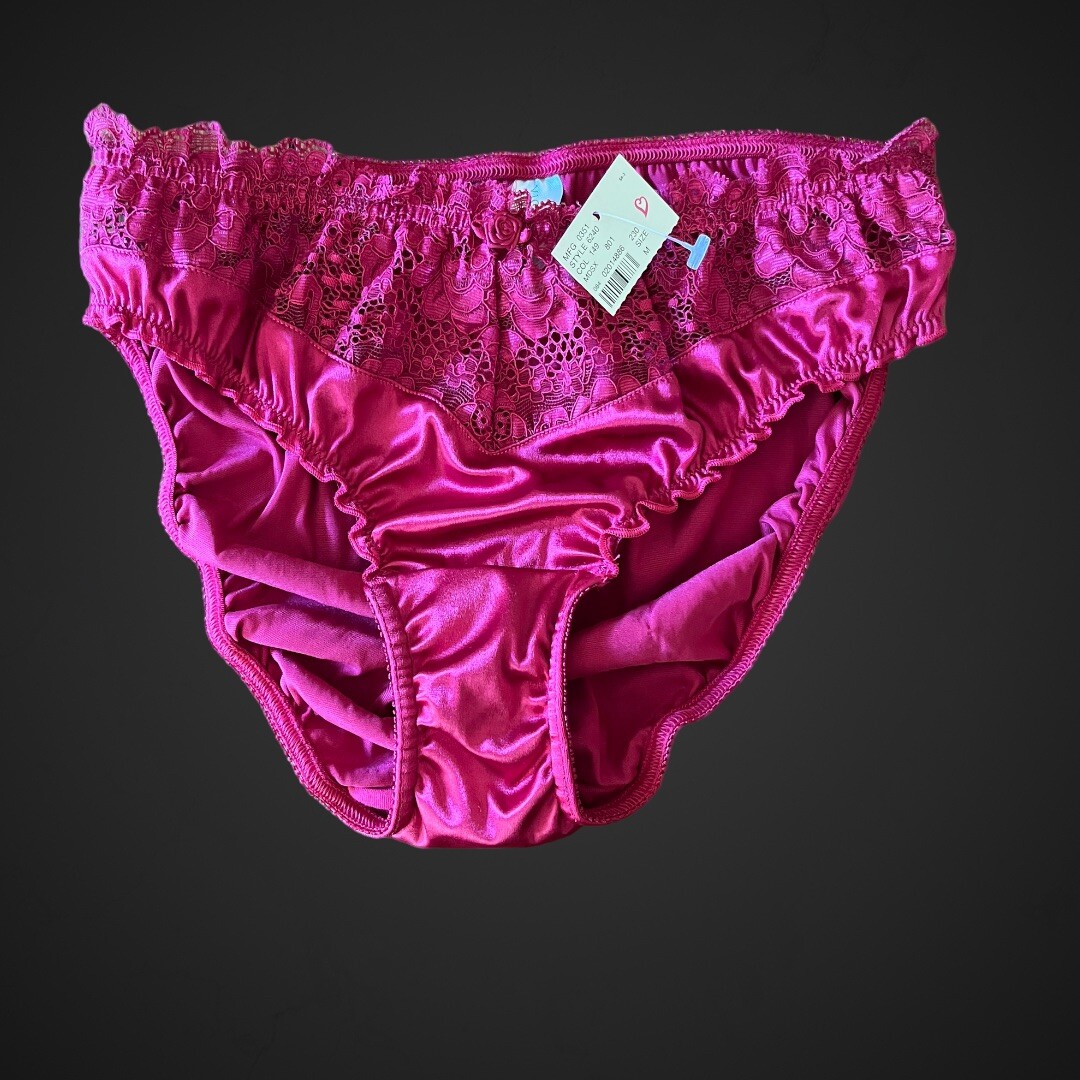 Vintage Victoria’s Secret Pink Bikini Panties Pink Si… Gem