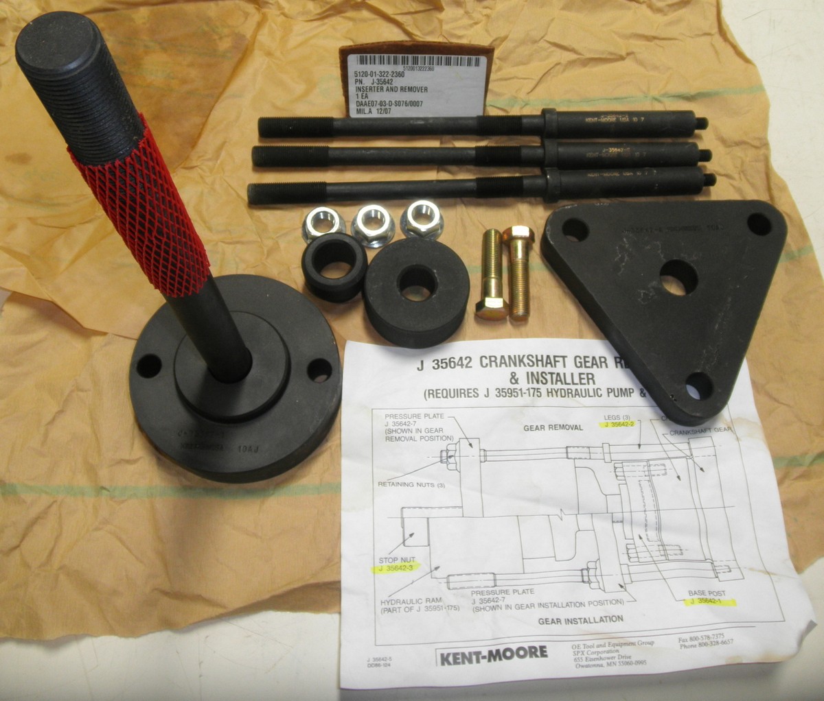 5120-01-322-2360 SPX J-35642 J35642 Detroit Crankshaft Gear