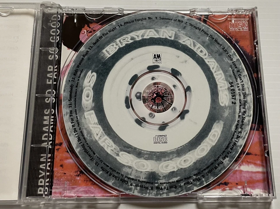 Bryan Adams So Far So Good CD disco compacto A&M 1993 Foto 4 de 4