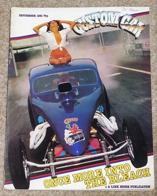 CUSTOM CAR Magazine Sept 1981 - TOPOLINO - DRAG RACING DENMARK - MORRIS 1000 VAN