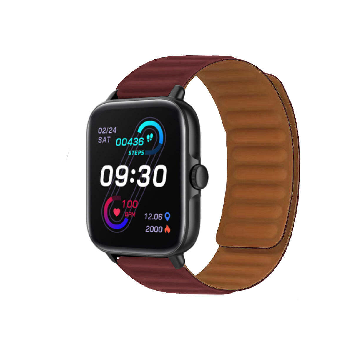 Color: Brown - SmartPRO Smartwatch With Magnetic Belt And Activity Tracker