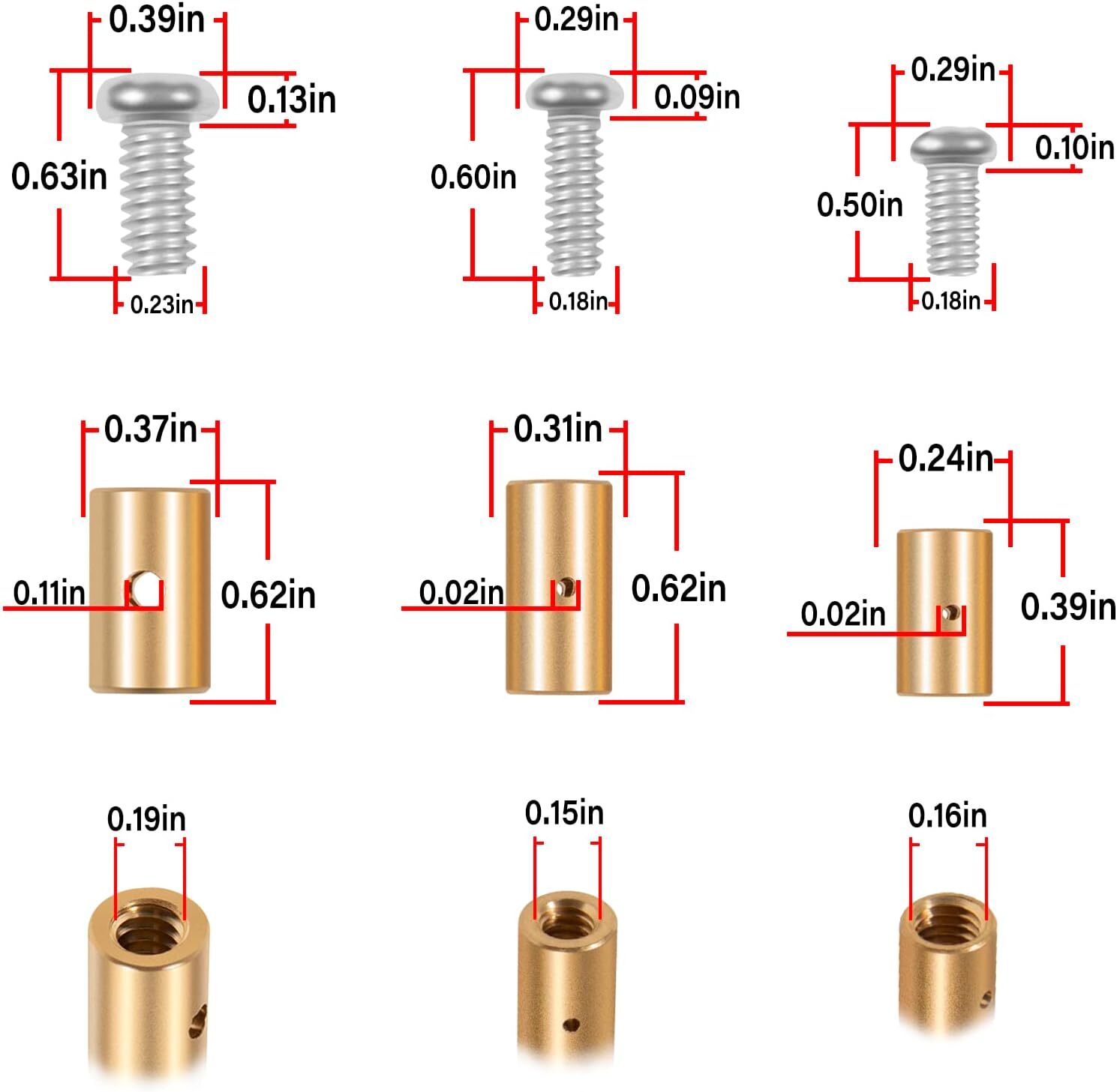 03336 Cable Stop Assortment, 24 Pack Universal Fit eBay