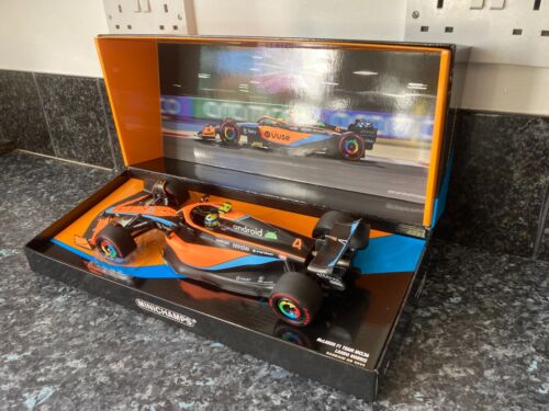 1:18 Minichamps McLaren F1 Team MCL36 Lando Norris Bahrain GP 2022 Limited Ed - Picture 10 of 23