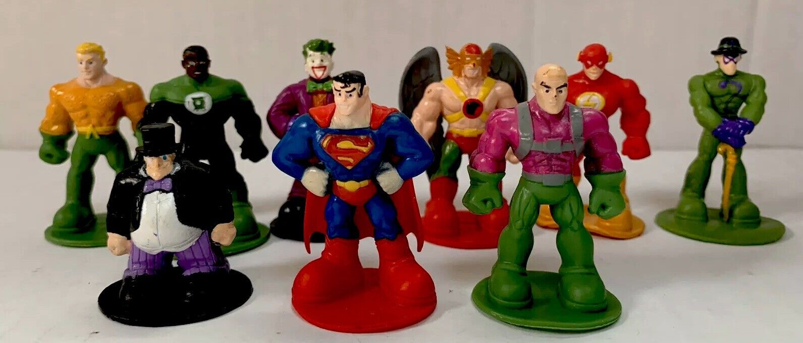 DC Comics Super Powers Mini Figures Batman Joker Hulk Riddler Flash More (9)