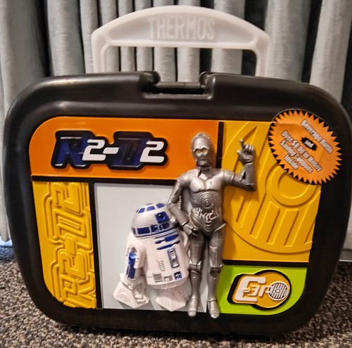 Termo lonchera Star Wars C-3PO R2-D2 2002 sin usar 3D - Imagen 2 de 5