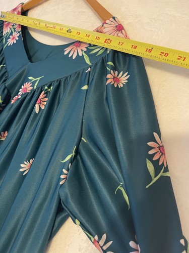 National Vintage 3X Tropical Muumuu Nightgown Floral Housedress - Picture 4 of 9