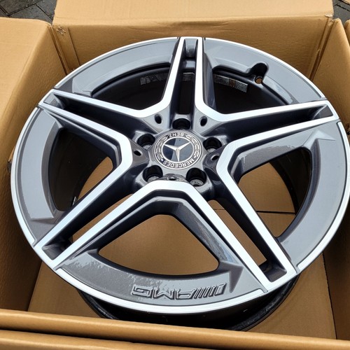 MERCEDES C CLASS 18” AMG ALLOY WHEELS RIMS W205 V Vito W204 4x Genuine. - Picture 7 of 13