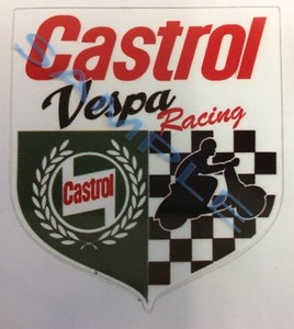 Castrol Lambretta Oil Car Vespa Lambretta Scooter Camper Van Decal Sticker Archives Midweek Com