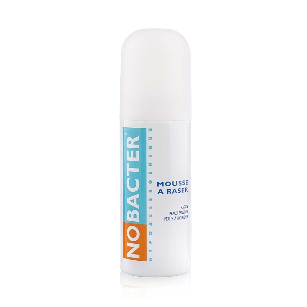 Mousse à raser Nobacter anti-irritations pour le rasage des peaux sensibles