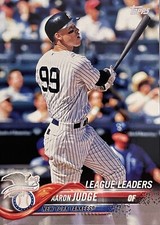 2018 Topps Series 1 Aaron Judge League Leaders 193 MLB New York Yankees ALL RISE