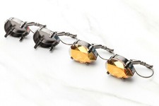 18mm x 13mm Pear  Classic Drop DIY Earring Bases  EE 22 