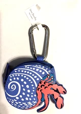 VERA BRADLEY Hermit Crab Bag Charm Coin Purse Keychain NWT