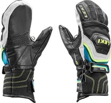 Leki World Cup Race Flex Jr Cyan Mitten