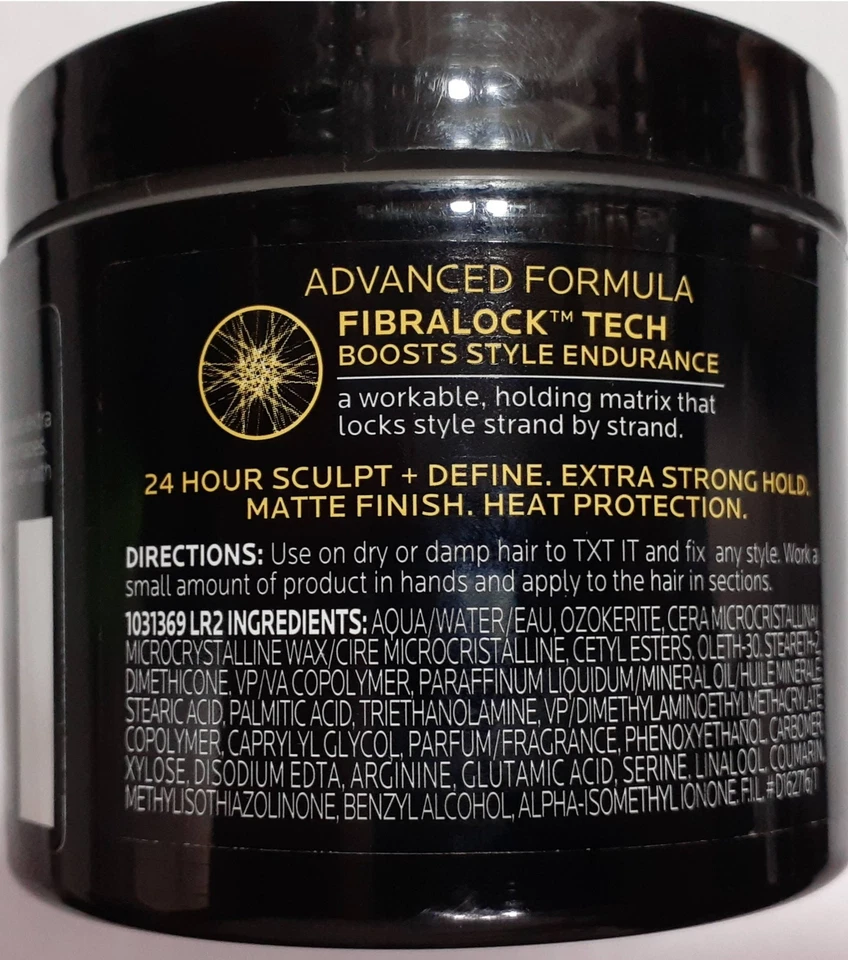 Masilla L'Oreal TXT IT 02 Hyper-Fix sujeción extra fuerte 4 OZ (110 gramos) descontinuada Foto 2 de 3