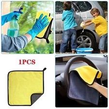 1Pcs Microfiber Cleaning Cloth Car Wash Towel Drying Rag Car Polishing Detailing