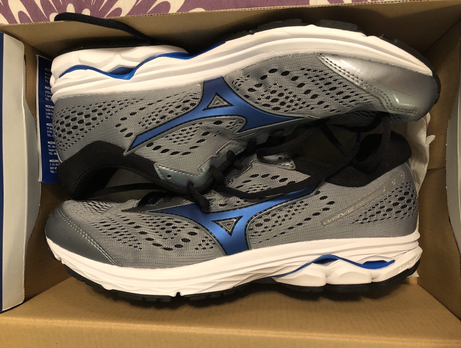 mizuno wave hayate 2 navy
