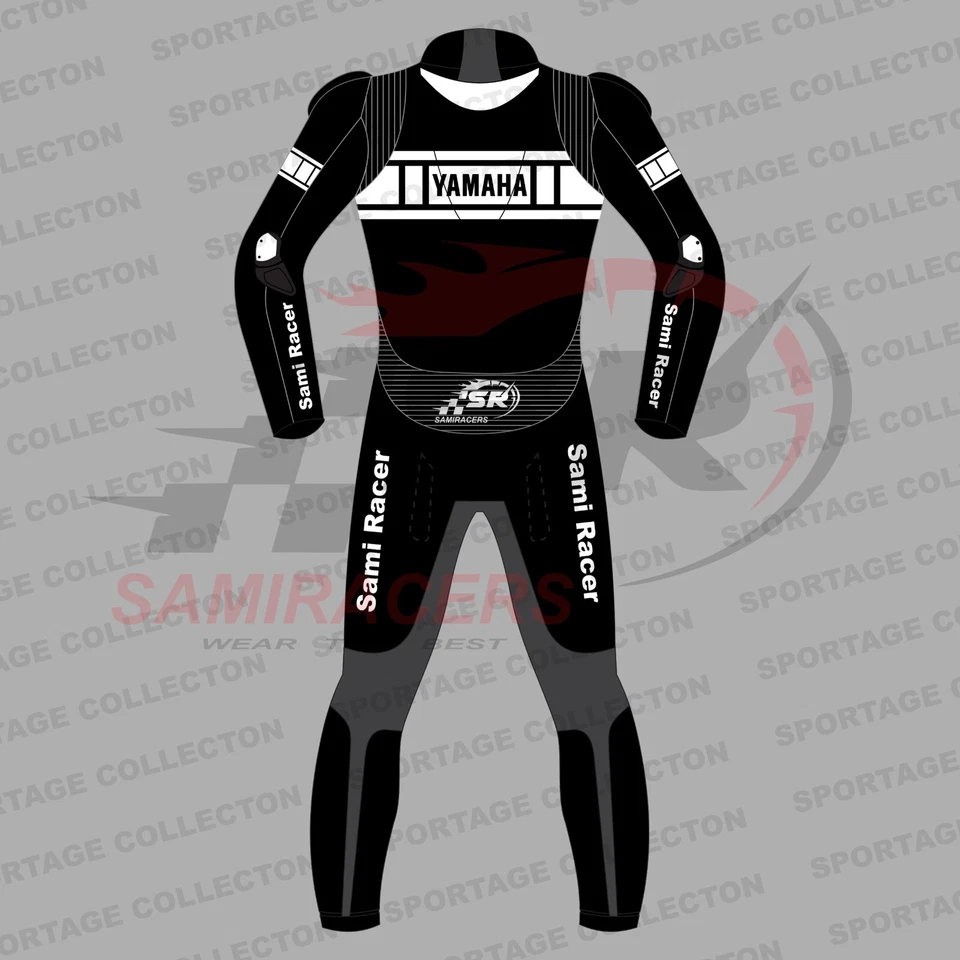 Cowhide Yamaha R1 Motorcycle/Motorbike Biker's Leather Racing Suit - Image 2 of 4