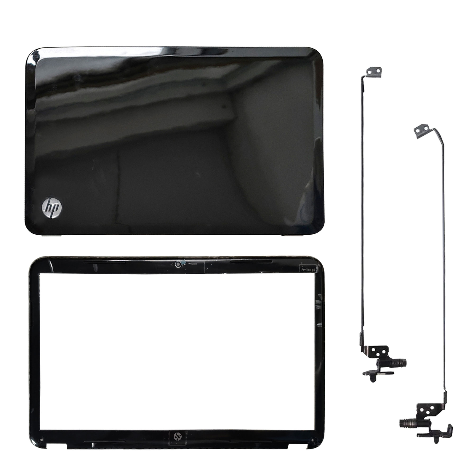 HP Pavilion TPN-Q110 Q107 G6-2240SA Laptop LCD Back Bezel Hinges Cover-image