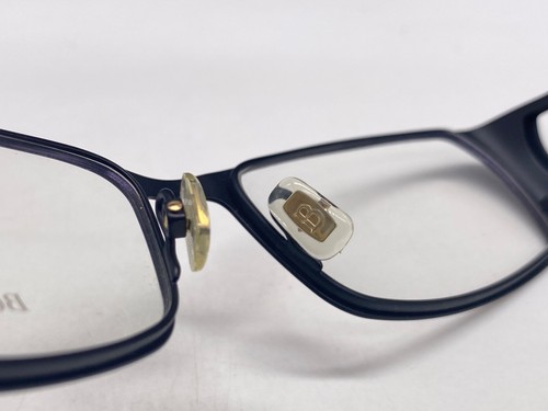 Boucheron Brille Damen Schwarz Strass Holz Bügel Vollrand BEO 140.03 NP: 660€ - Picture 8 of 12