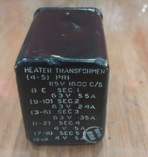 Ex-MOD AM RAF Aircraft Heater Transformer Type 2900 115V 1600Hz 10K/16953 - Picture 3 of 4