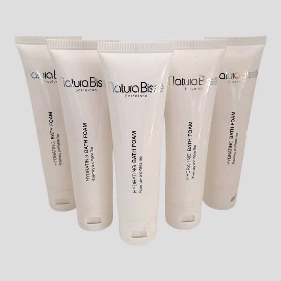 Natura Bisse Barcelona HYDRATING BATH FOAM Rosemary and White Tea 1.7oz Lot of 5 - Image 4 of 4