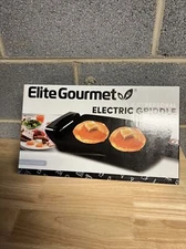 Elite Gourmet Electric Griddle 10.5 x 8.5 Personal Grill Skillet Panini Range