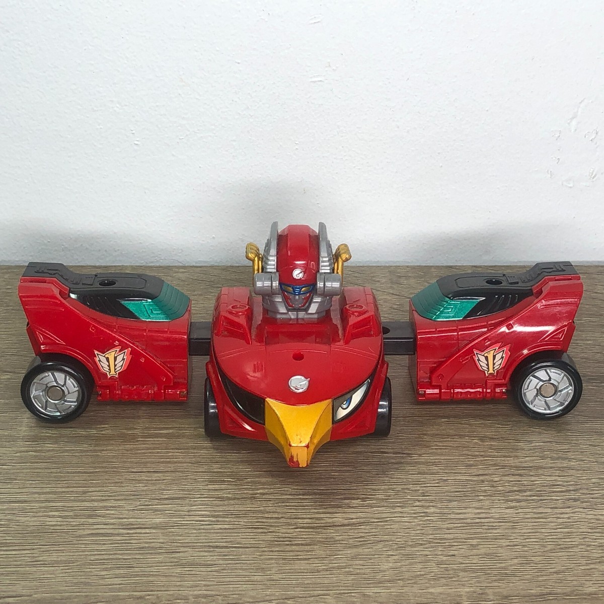 Power Rangers RPM Turbo Octane Zords Red Eagle Racer Megazord