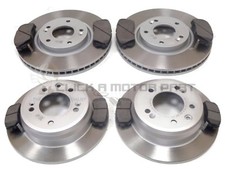 FRONT & REAR BRAKE DISCS AND PADS SET FOR HYUNDAI iX35 2010-2016 (NOT 4WD)