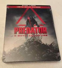Predator 3-Movie Collection Blu-Ray  DVD Limited Edition Steelbook NEW Sealed