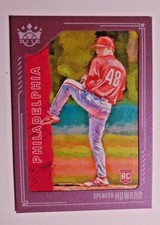 2021 DIAMOND KINGS PLUM FRAMED PARALLEL RC SPENCER HOWARD