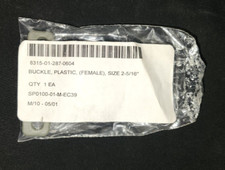 Military Issue Grey Plastic Web Belt Replacement Buckle Female End 