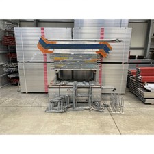 gebrauchtes Fassadengerüst mit Treppenturm Stahlgerüst 127 m² Layher Assco