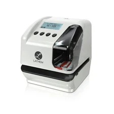 Lathem LT5000 Electronic Multi-Line Date and Numbering Document Stamp Time Cl...