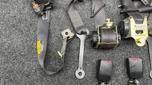 2004-2006 Pontiac GTO Driver & Passenger Front & Rear Black Seat Belts USED GM - Picture 3 of 16