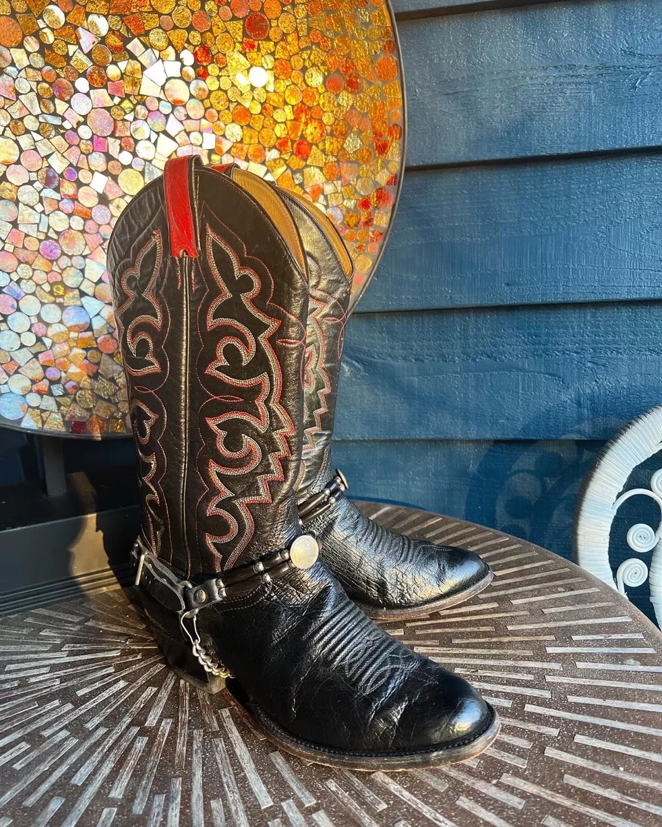 Silver spur boots top