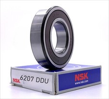 NEW NSK 6207 DDU BALL BEARING, RUBBER SEALED 6207 2RS 6207 LLB 35x72x17mm