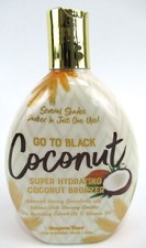Supre Tan Go to Black Coconut Tanning Bed Lotion 12 oz Hydrating Coconut Bronzer
