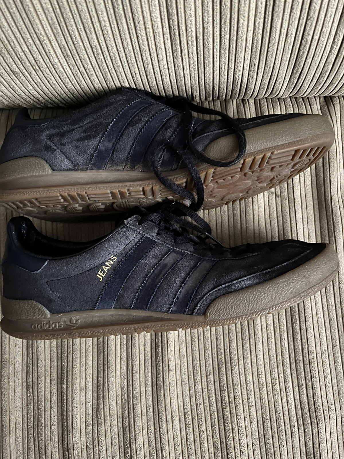 adidas jeans trainers size 10