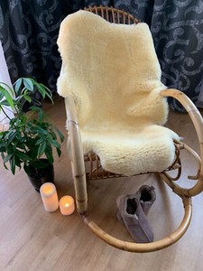 Mouton Peau De Mouton Nature Relugan Fourrure Pour Bebe Medicales Ebay