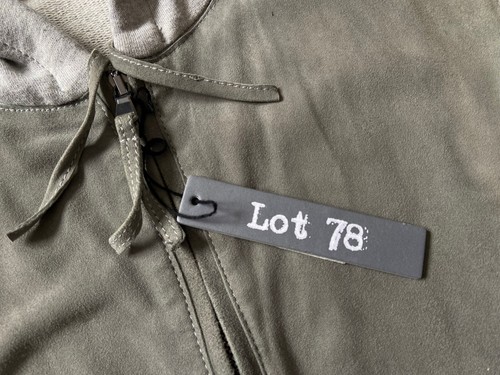 SET 78 LEDER WILDLEDER & JERSEY HOODIE JACKE EINZELHANDEL £580 GRÖSSE 42" NEU MIT ETIKETT - Bild 6 von 10