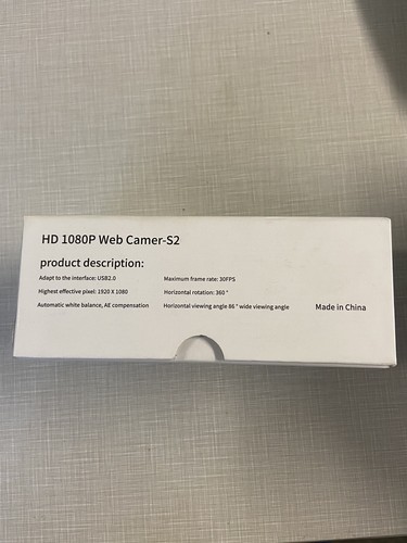 HD 1080P Webcam S2 with Microphone, Full HD Streaming Web Camera - Picture 3 of 3