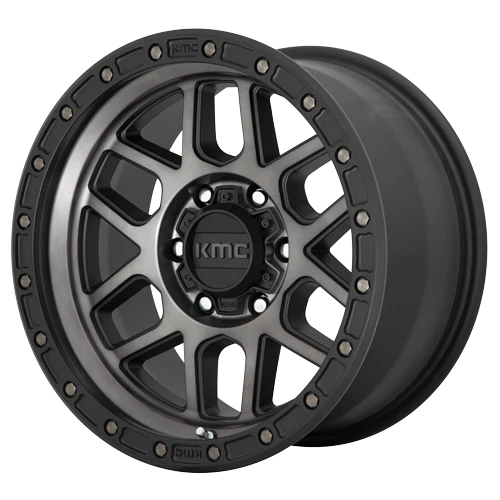 Llantas 18 pulgadas gris negro GMC Sierra 2500 3500 HD 18x9 8x180 KMC Mesa KM544 Foto 4 de 4