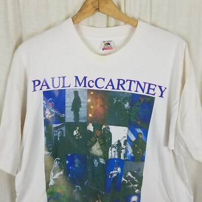 Vintage Paul McCartney The New World Tour 93 Concert TShirt Double