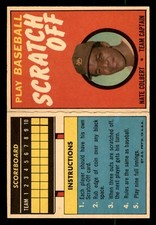 1970 Topps Scratch-Offs Baseball #7 Nate Colbert EX *d7