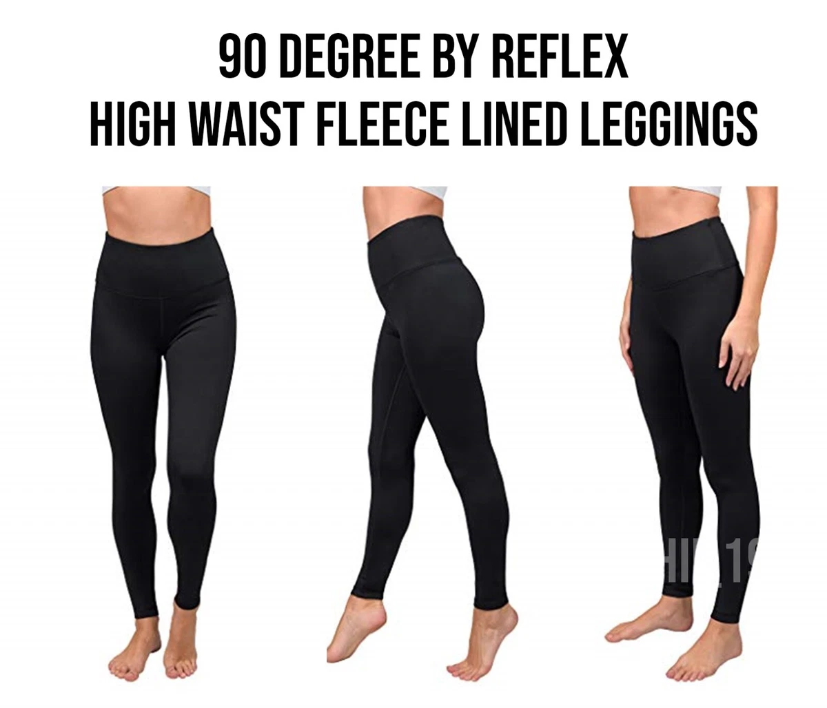 Women's Thermal Fleece Lined High Waisted Sports Leggings - Temu