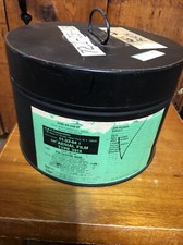 G.A.F Corporation Vintage Aerial Film Canister Empty 1981 RARE