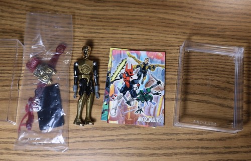 MICRONAUTS - Gold Space Glider Palisades & 9 card Preview Set promo P1-P9 2002