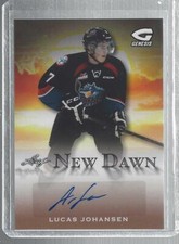 Lucas Johansen 2015-16 Leaf Genesis New Dawn Autographs #NDLJ1 
