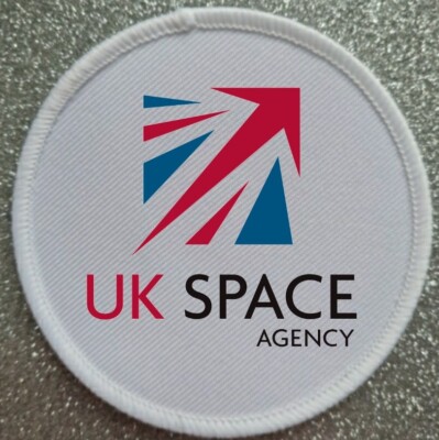 3'' UK Space Agency Sublimation Iron or Sew on Patch Badge ESA NASA Space